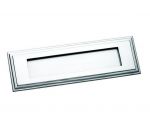Satin Chrome Edwardian Style Shaped Letter Plate / Flap (SCP10)